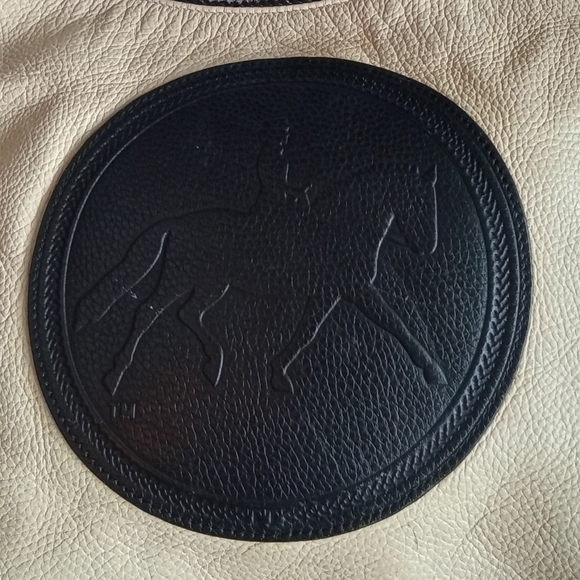 Tuckér Tweed Equestrian Manor Tote Shoulder Bag Black and Cream - Picture 2 of 7